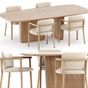 OakHarmony Dining Set